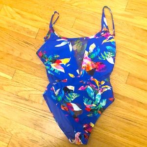 La Blanca Blue One Piece Bathing Suit 10